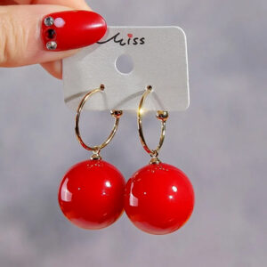 boucle doreilles cerises missy