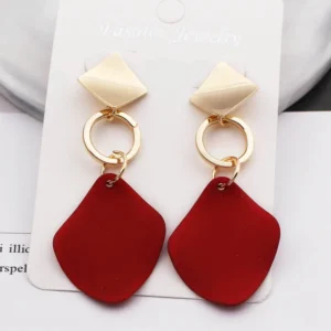 Boucles d'oreilles cherry red LISA