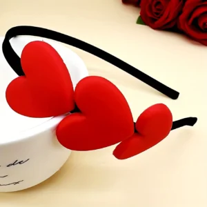 Bandeau cœur rouge NOEMIE